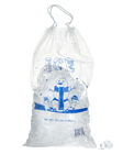 fotograbado disponible de 8lb PE que imprime bolsos de hielo reutilizables con el lazo