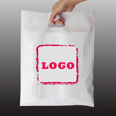 calidad  OEM LDPE HDPE Poly Plastic Bag For Clothes Handle Shopping Bags fábrica