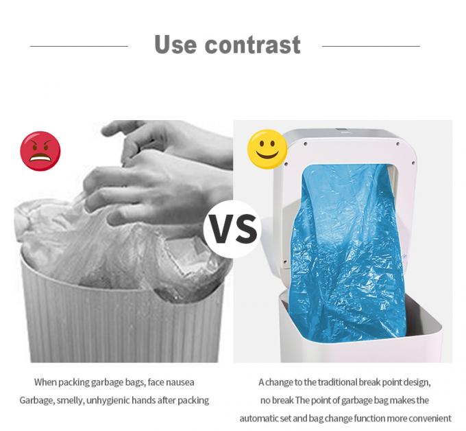 Bolsa de recarga de basura Compatible con todos los cubos de pañales y cubos de basura para gatos 2