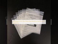 Bolsa de plástico de polietileno LDPE impermeable con cierre hermético para medicamentos, para dispensar pastillas