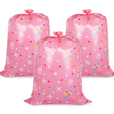 El regalo plástico del jumbo plano rosado de la Navidad del día de fiesta empaqueta la impresión de CMYK