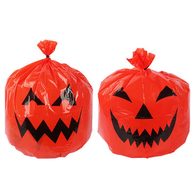 Bolsas de césped de Halloween de tamaño personalizable con impresión en huecograbado y certificación SEDEX/SGS para la recolección festiva de hojas