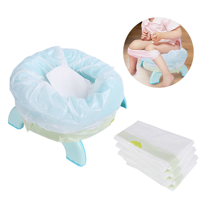 Trazadores de líneas de entrenamiento plásticos de la silla insignificante del asiento de inodoro del LDPE con el cojín absorbente estupendo
